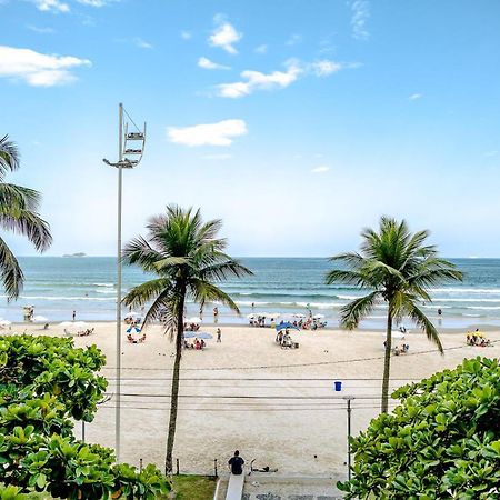 Linda vista do mar - Praia das Astúrias Guarujá Exterior foto